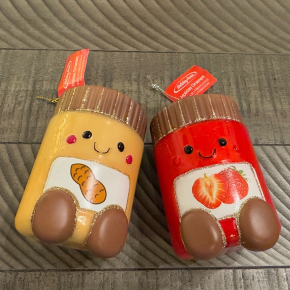 Peanut Butter & Jelly Ornaments PB&J Better Together - Picture 3 of 3